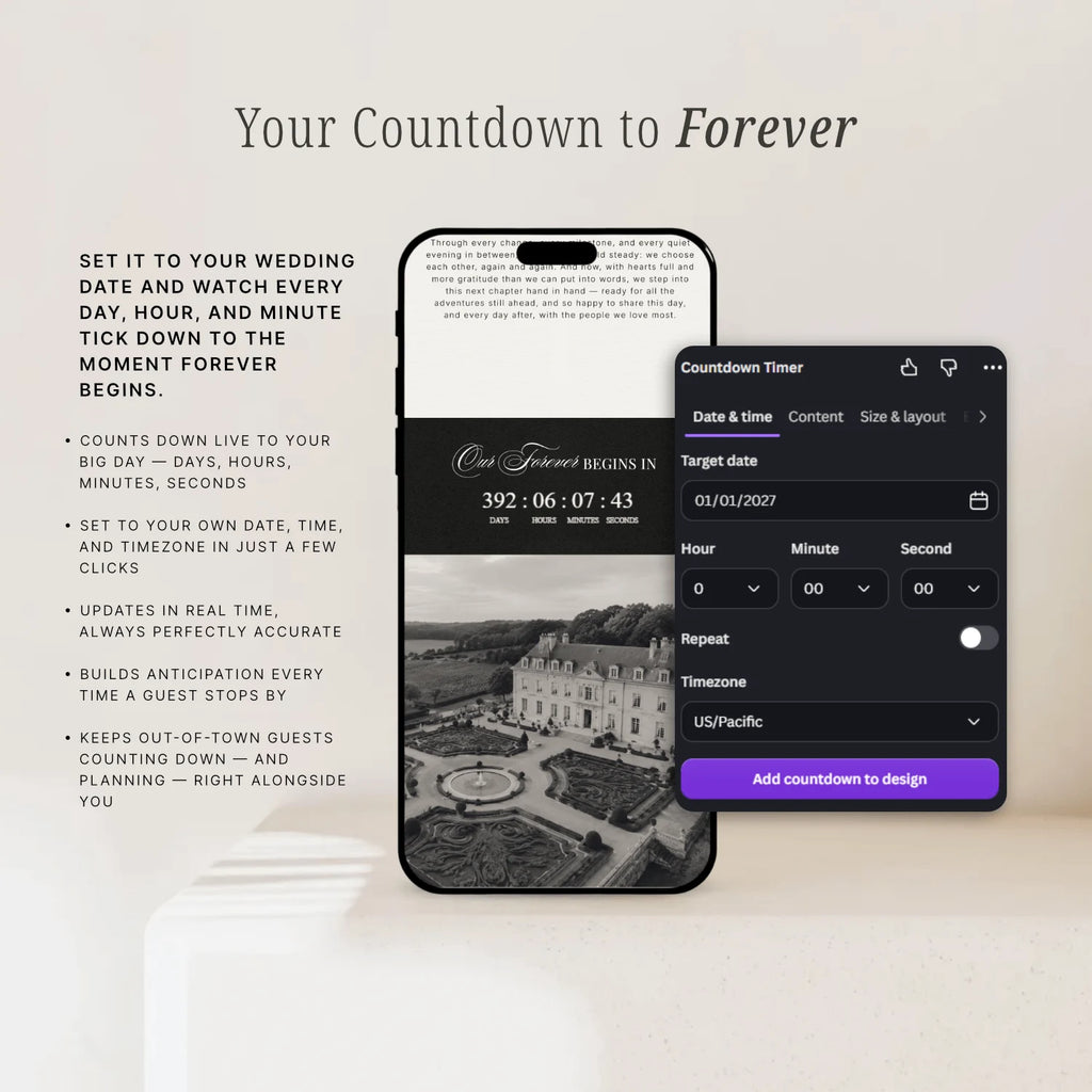 Pearl Wedding Website - Elysian Series