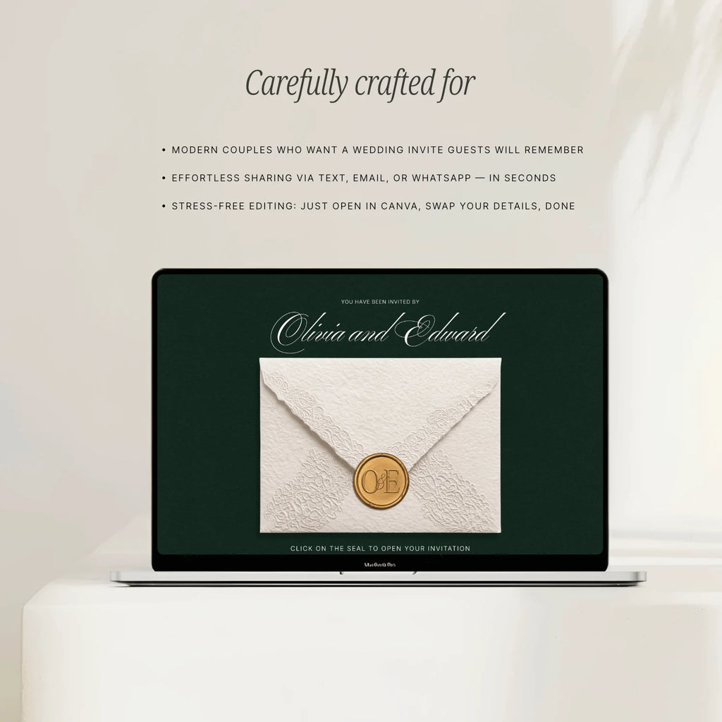 Cypress Green Wedding Website - Elysian Series