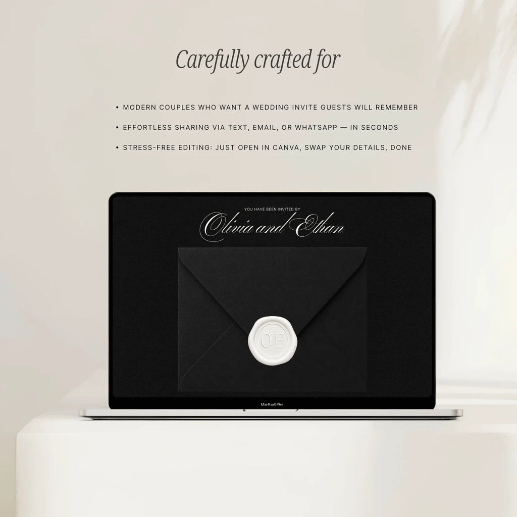 Onyx Wedding Website - Elysian Series