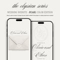 Pearl Wedding Website - Elysian Series