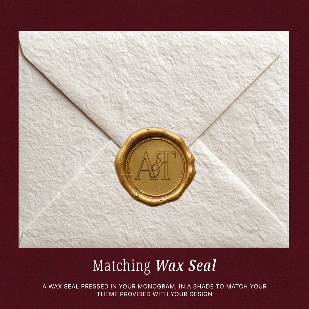 Elysian Series - Burgundy Wedding Website Edition