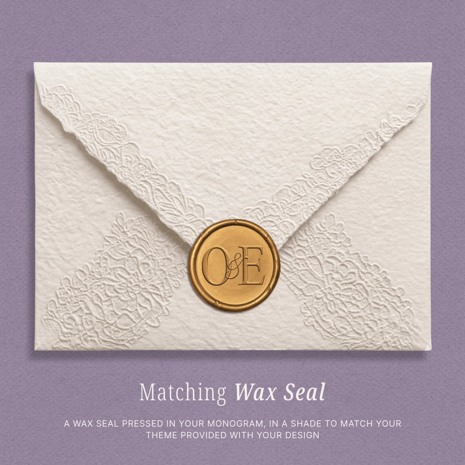 Lavender Wedding Website - Elysian Series