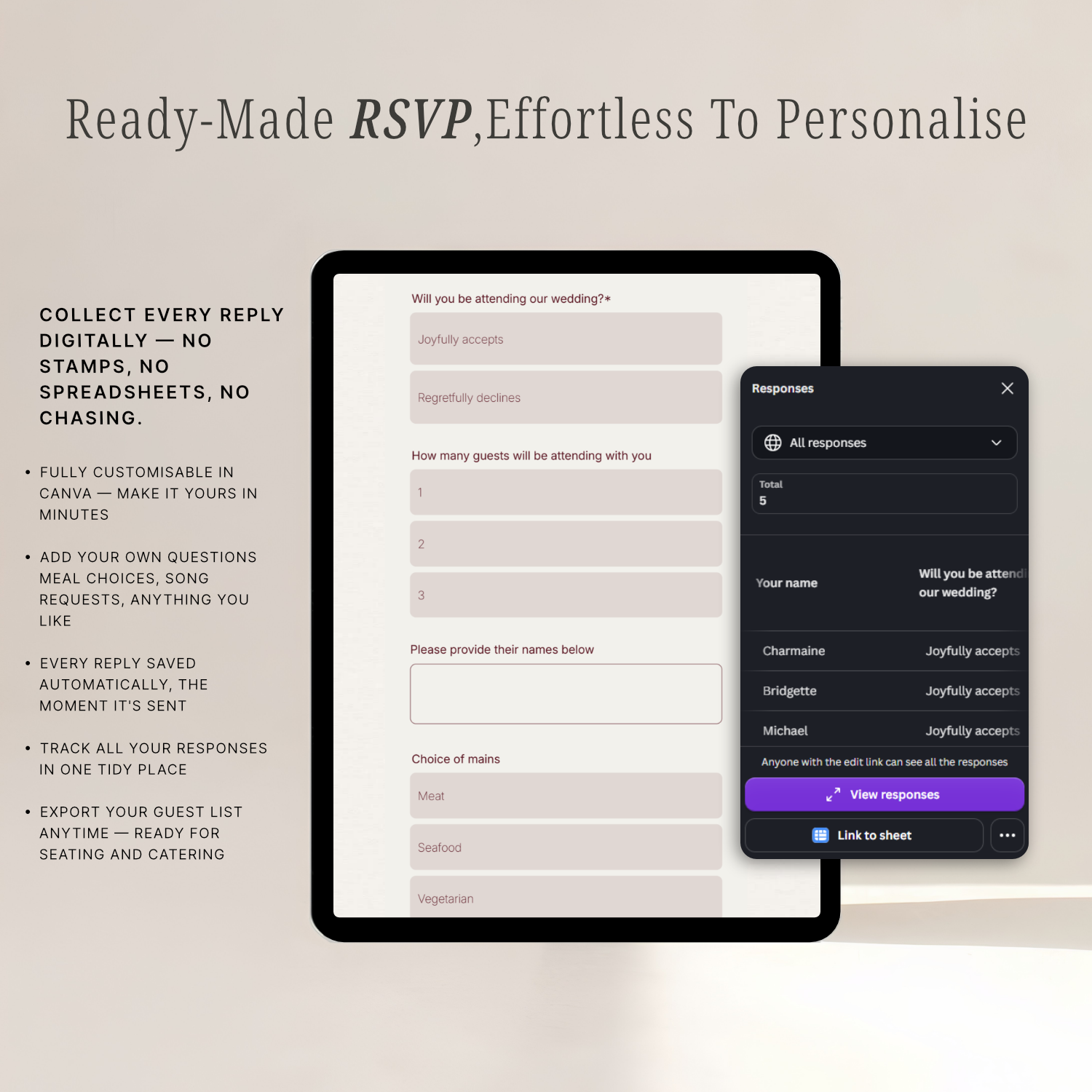 Elysian Series - Burgundy Wedding Website Edition