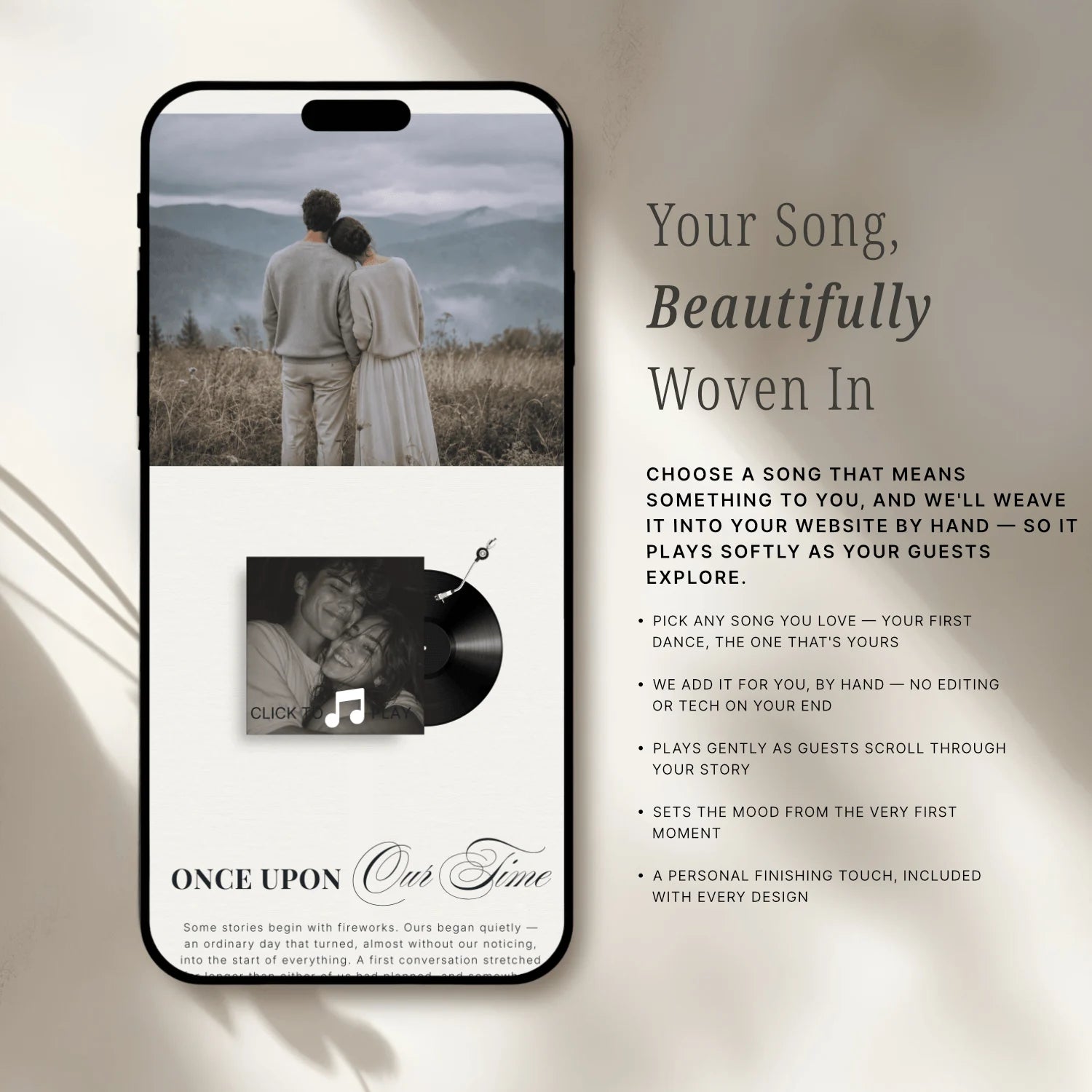 Powder Blue Wedding Website - Elysian Series