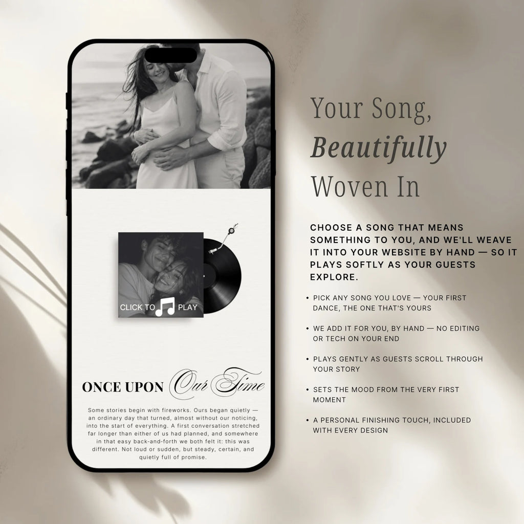 Pearl Wedding Website - Elysian Series