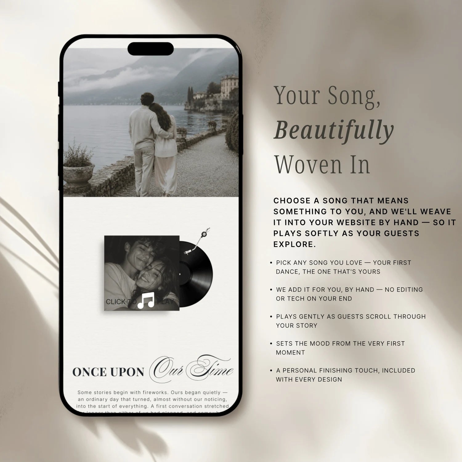 Dusty Blue Wedding Website - Elysian Series